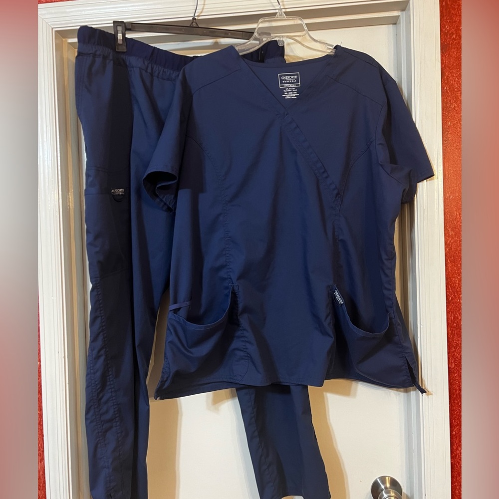 Cherokee Navy 3xl Scrub Set